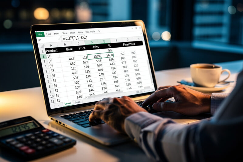 Comment calculer une remise en cascade sur Excel ?