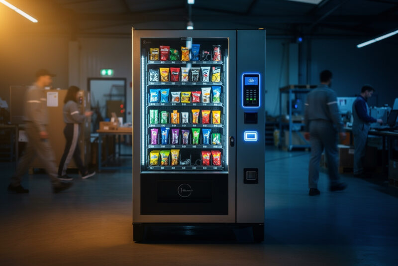 Combien rapporte un distributeur automatique par mois ?